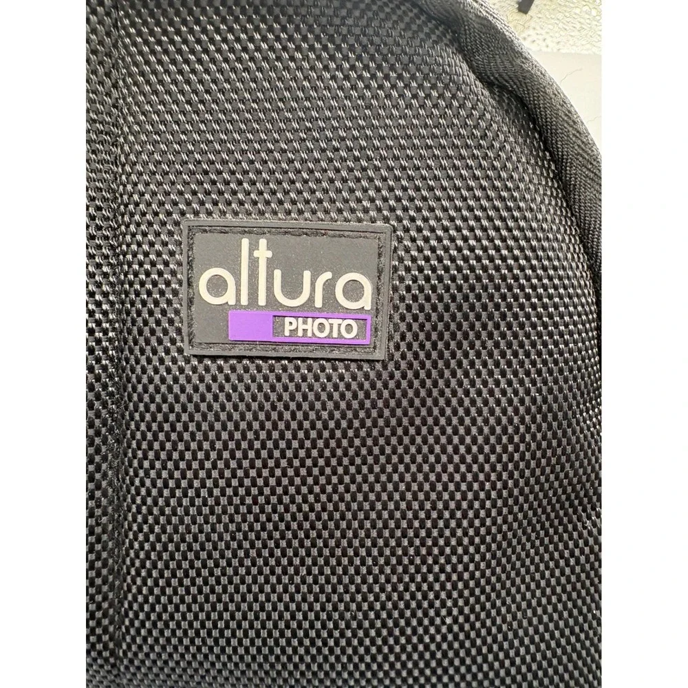 Altura Photo DSLR Camera Sling Backpack Bag Case Lenses Crossbody Black
